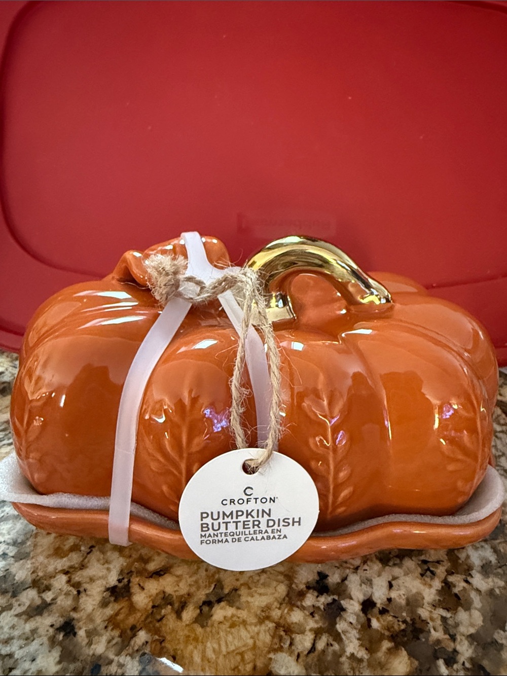 Pumpkin Butter Dish - NWT